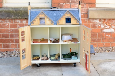 The Museum of Me is a doll's house with different historical items in each room